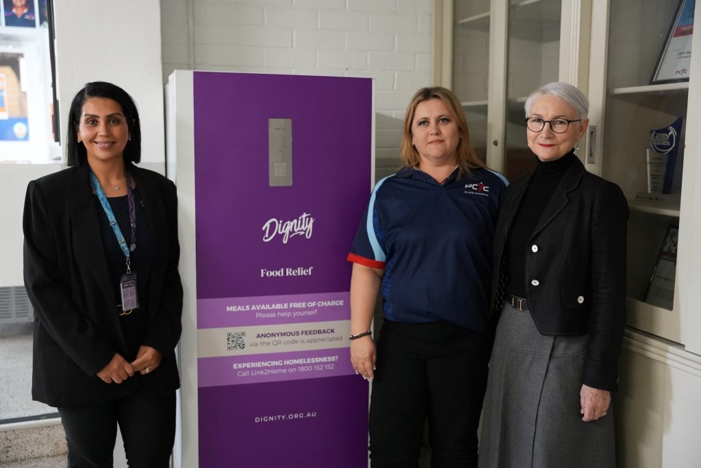 Dignity Food Relief Freezer At Pcyc Blacktown