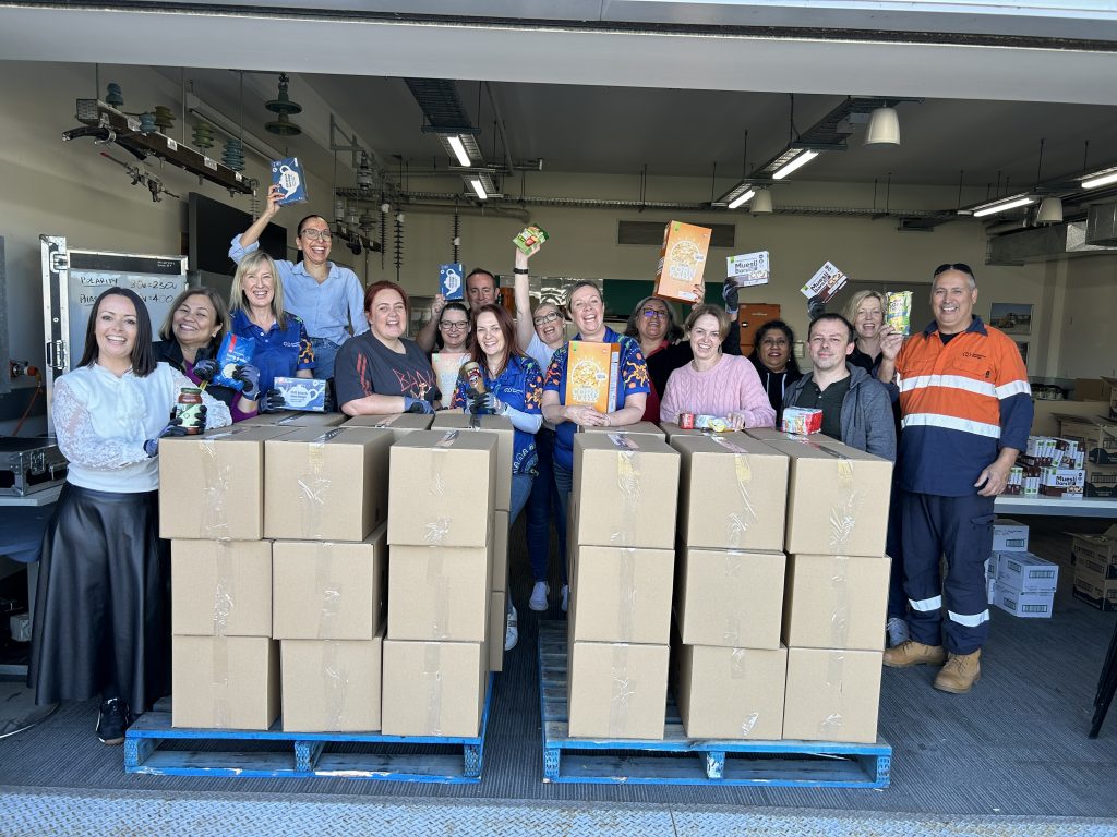 Endeavour Energy in house hamper packing May2025